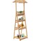 Vintiquewise Multi-Functional Wooden Shelf Plant Stand, Storage Rack and Bookcase for Indoor and Covered Outdoor Spaces QI004599 - alternate 1